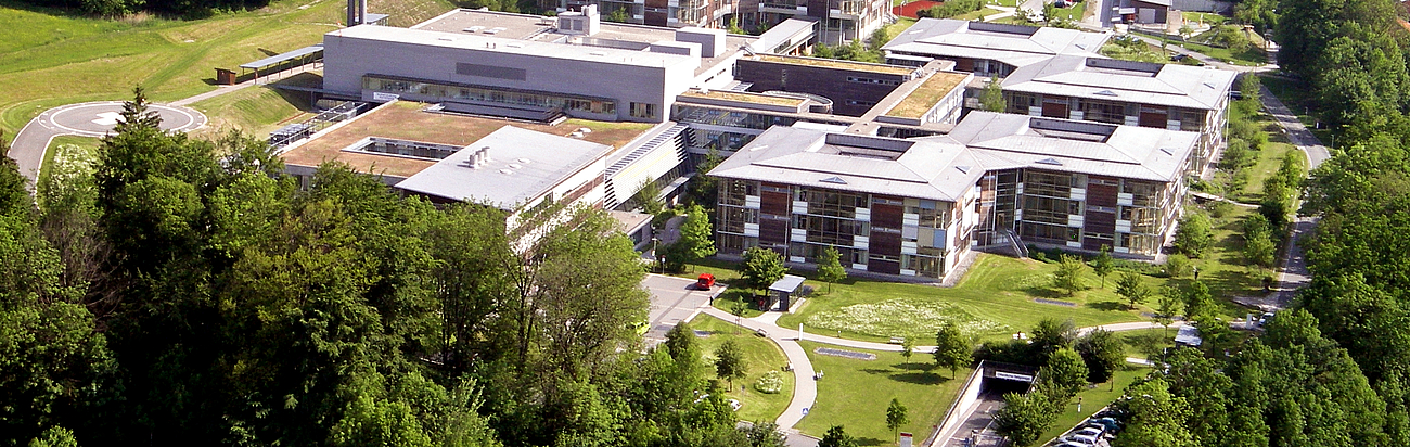 Krankenhaus Agatharied von oben